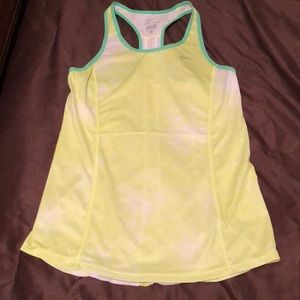 Green Nike dri-fit tank top